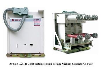 China 50Hz 7.2kV 315A High Voltage Vacuum Contactor And Fuse for sale