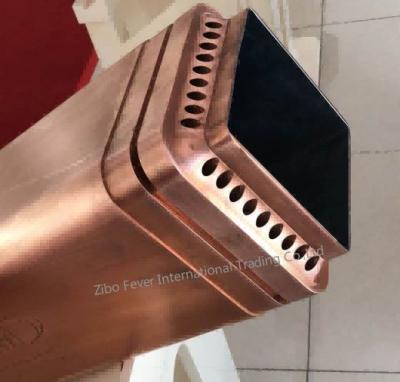 China 100x100mm CuCrZr Copper Mould Tube Continuous Casting Machine Parts for sale