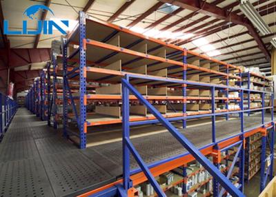 China 2000kg Per Shelf Industrial Storage Rack various Catwalk / Aisle Flooring load for sale