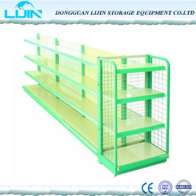 China 5 Levels Metal Supermarket Display Racks Powder Coated Surface Various Color for sale