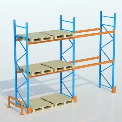 China Durable Industrial Storage Rack / Selective Pallet Racking Capacity 1000-4000 Kg for sale