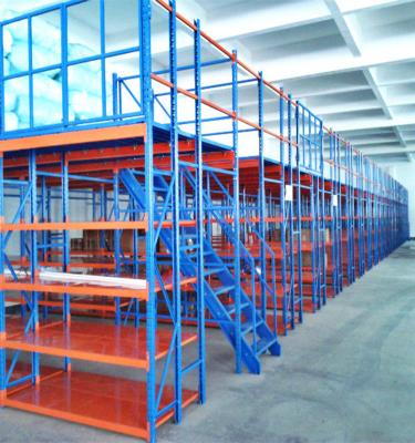 China Space Saving Rack Supported Mezzanine Floors Multi - Level Corrosion Protection for sale