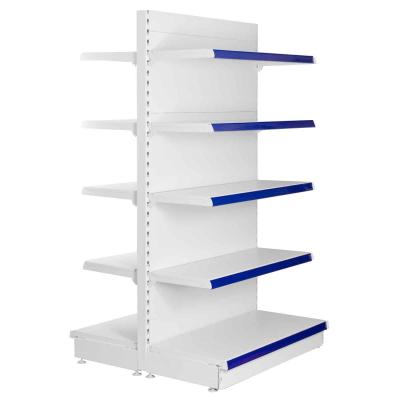 China Two  Side Supermarket Display Racks  Loading Capability 50-200kgs / Layer for sale