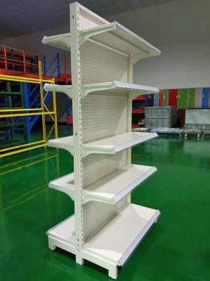 China Dual Sides Supermarket Display Racks  Loading Capability 10-250kgs / Layer for sale