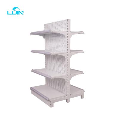 China Customized Size Supermarket Display Shelf Grocery Rack Corrosion Protection for sale