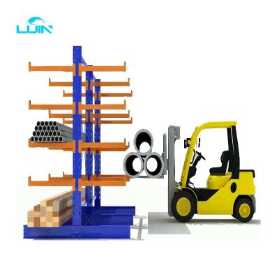 China Steel Assemble Cantilever Storage Racks System for Long Material for sale