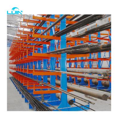 China Adjustable Warehouse Industrial Cantilever Racks Power Coating Storage for sale