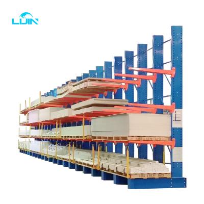China Heavy Warehouse Storage Cantilever Metal Shelving Tire Car Storage Cargo Truck Racking for sale