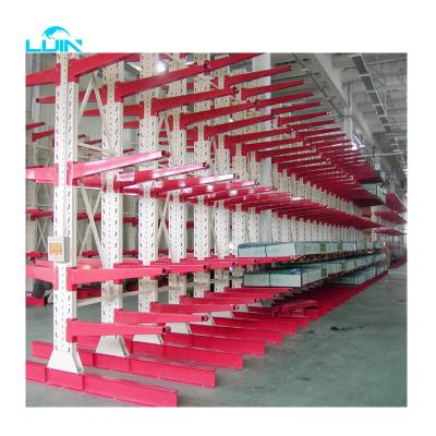 China Industrial heavy duty cantilever racks Steel Pipe Storage Shelving Rack for sale