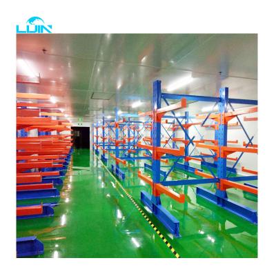 China Double Side Arm Warehouse Steel Shelving Industrial Cantilever Racks for sale