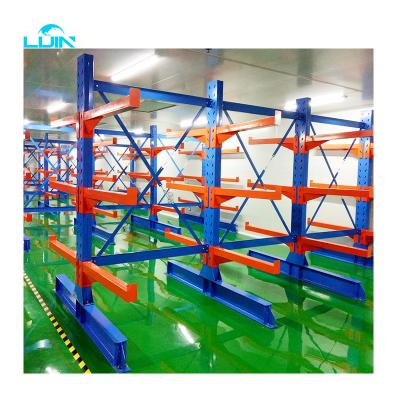China Lumber Heavy Duty Steel Cantilever Storage Racks Customized for sale