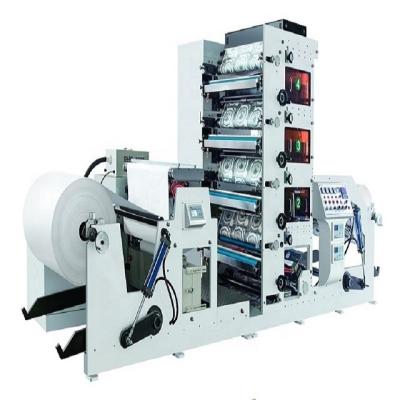 China Infrared UV Adhesive Sticker Label Printer Self-adhesive  Flexographic printing machine for sale