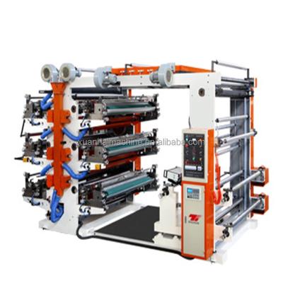 China Video Outgoing-Inspection Six Colors Flexo Printing Machine 4200*1660*2950mm Dimensions for sale