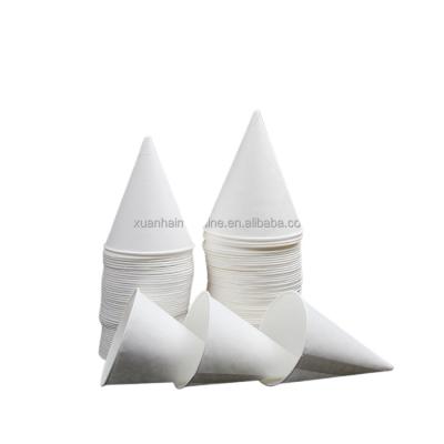 China 6oz Disposable Paper Cup for Shaved Ice and Drinking Water Made of Synthetic Paper for sale