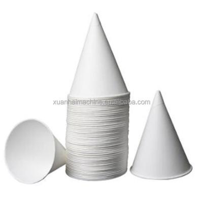 China Custom Order Conical 4.5oz Paper Cup Ice Cream Cone Paper Cup Printing Embossing for sale