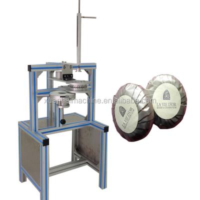 China Manual hotel toilet washing hand  round soap pleat wrapping machine for sale