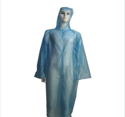 China Soft PE Material Disposable Plastic Gowns For Water / Oil / Blood Prevention for sale