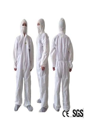 China Anti Bacterial Disposable Full Body Protection Suit For Pharmaceutical Industry for sale