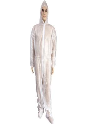 China Non Toxic Hooded Throw Away Overalls Anti Spray For Healthcare Setting for sale