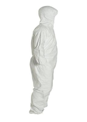 China Comfortable Disposable Painters Coveralls , Dust Proof Disposable Hazmat Coveralls for sale