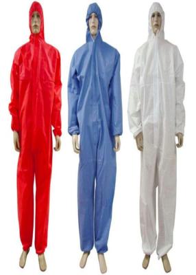 China Microporous Disposable Coverall Suit Tear Resistant For Healthcare Center / Clinic for sale