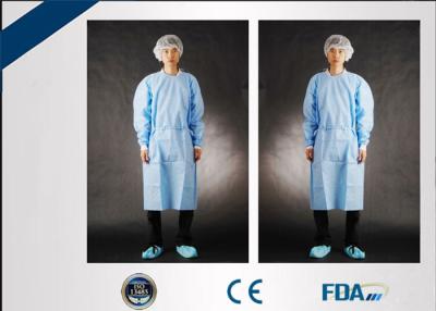 China Breathable Disposable Surgical Gown For Alcohol / Blood / Bacteria Invading Prevention for sale