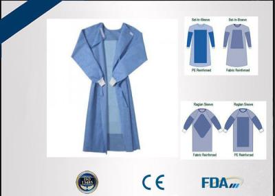 China Fluid Resistant Disposable Surgical Gown For Virus Contaminated Areas for sale