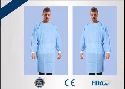 China High Tensile Strength Disposable Doctor Gowns , Non Woven Disposable Medical Clothing for sale