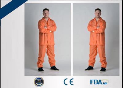 China Non Irritating Disposable Protective Coverall , Soft Disposable All In One Suits for sale