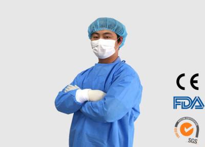 China Disposable Non Woven Isolation Gown Waterproof For Medical Staff Protection for sale