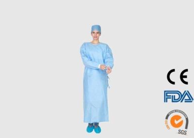 China Liquid Resistant Disposable Surgical Gown Light Weight For Doctors / Visitors for sale