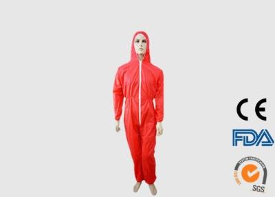 China Lightweight Disposable PPE Coveralls , Dust Proof Disposable Protective Clothing for sale