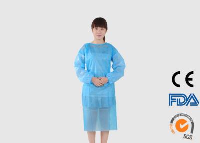 China Liquid Proof Disposable Medical Gowns For Hospital / Clinic / Pharmacy for sale