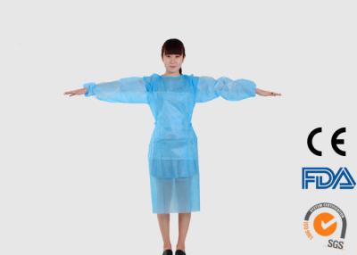 China Color azul no tejido de los vestidos médicos disponibles para la prevención cruzada de la infección en venta