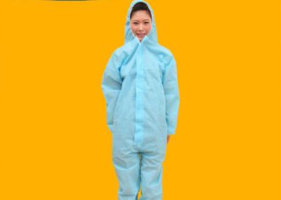 China Long Sleeve Disposable Non Woven Coverall For Hospital Isolation Ward for sale