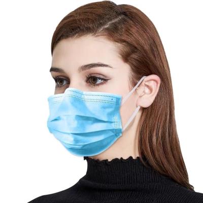 China Non Woven PP Face Medical Mask With Elastic Ear Loop Prevent Coughing Contamination for sale