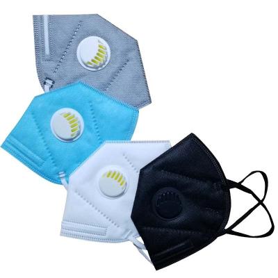 China Outdoor Foldable Ffp2 Mask Three Layers Protection Filtration Bacterial for sale