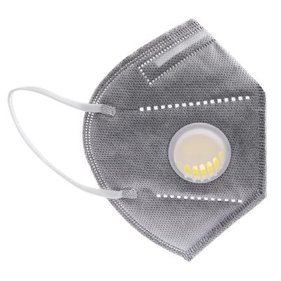 China 4 layers Disposable Earloop Face Mask Grey Color Non Woven Fabric Material for sale