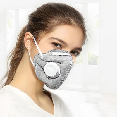 China Anti - Germs Foldable Ffp2 Mask Convenient No Maintenance With Breathing Valve for sale