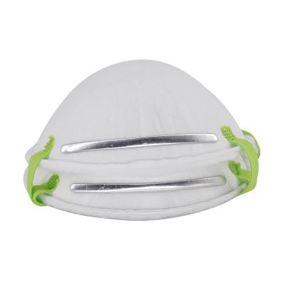 China Green Colour Straps Ffp2 Cup Mask Effective Protection Against Fine Particulates for sale