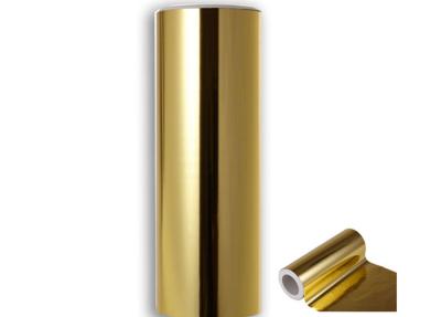 China Het gouden zilveren Huisdier van de polyesterfilm metalliseerde Thermische Laminering voor Druk Verpakking Te koop