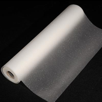 China CPP Glitter Film Roll Sparkle Thermal 22 Microns Transparente Hologram Lamination Film à venda