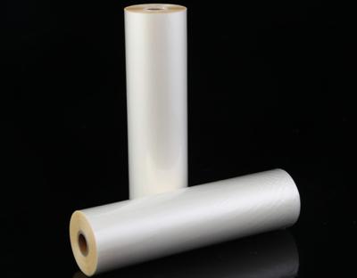 China Anti Scuff 1 Inch Matt BOPP Thermal Lamination Film Roll For Luxury Packaging for sale