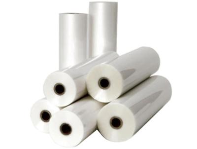 Chine 3 pouces mat anti rayures base en plastique BOPP recyclé enlevant film protecteur rouleau pour l'estampage à chaud à vendre