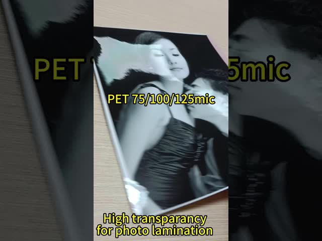photo photography lamination crystal and high transparency PET thermal film