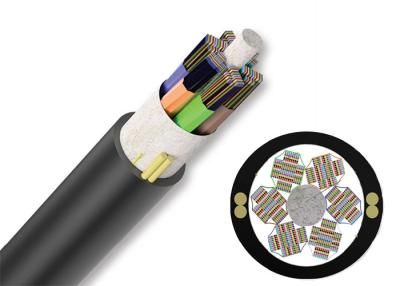 China Non Metallic Ribbon Fiber Optic Armoured Electric Cable 864 Cores GYFDTZY Corning for sale