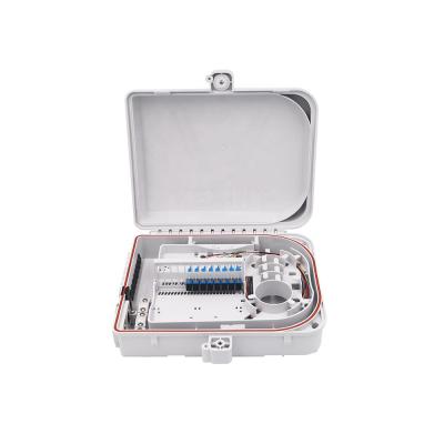 China Outdoor Electrical Power Distribution Box Waterproof 12 Core Fiber Optic Termination Box for sale