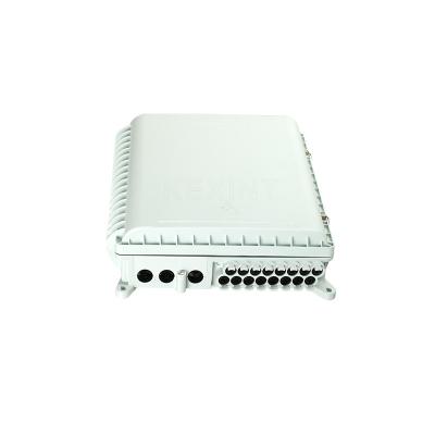 China KEXINT FTTH Fiber Optic Distribution Box 16 24 Cores IP65 With PLC / Patch Cord Pigtail for sale