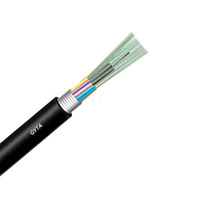 China KEXINT GYTA Armoured Fibre Optic Cable FTTH 4 - 96 Core Outdoor for sale