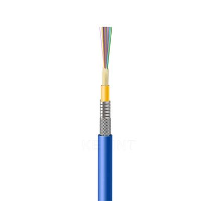 China KEXINT FTTH GJSFJV Indoor Bundled Multi-core Steel Tape Armored Fiber Optical Cable for sale